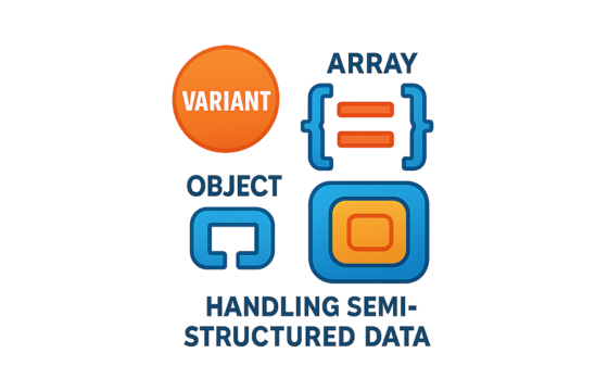 Snowflake training in hyderabad - Handling Semi-Structured Data (VARIANT, ARRAY, OBJECT)